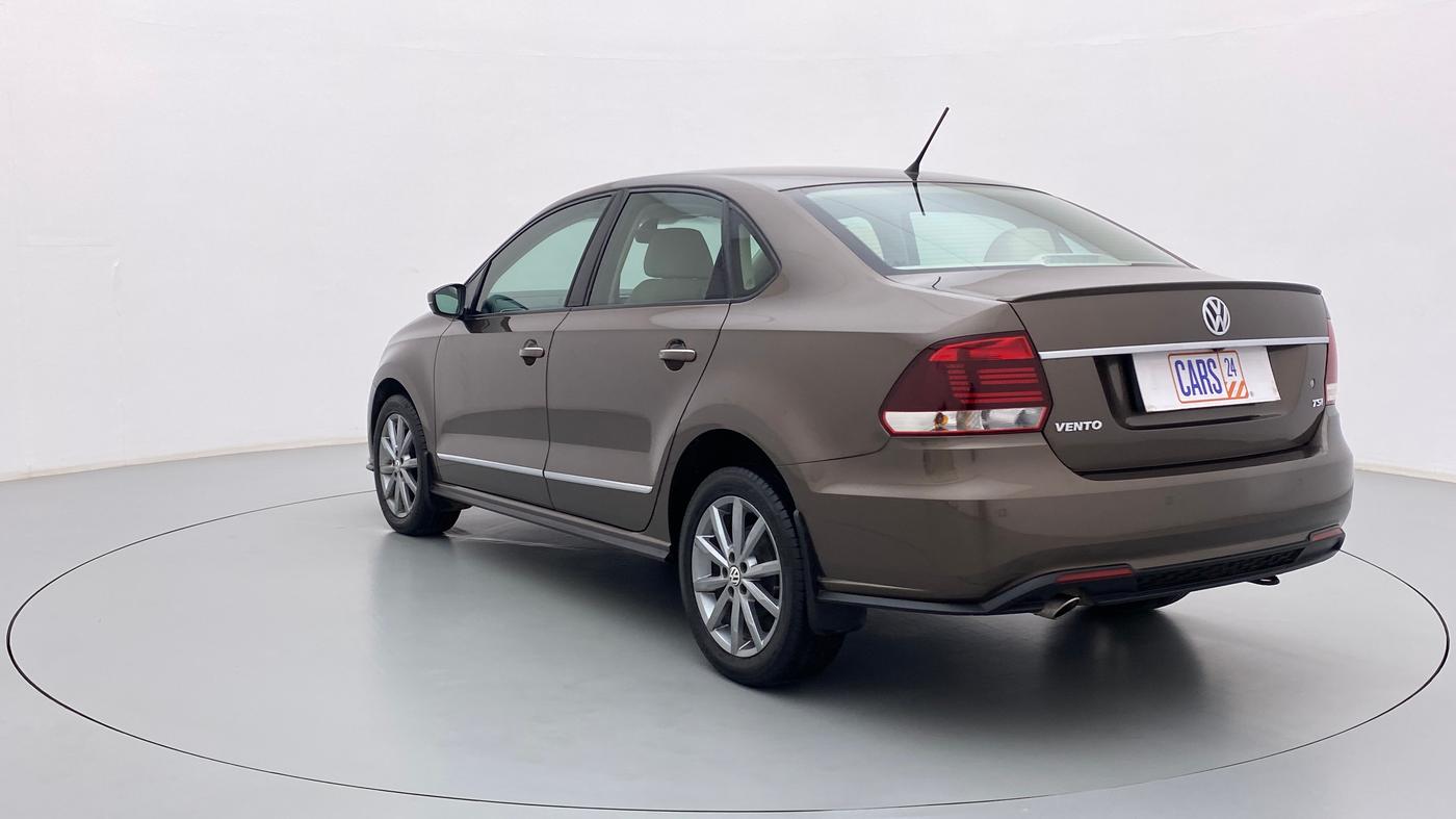 2021 Volkswagen Vento HIGHLINE PLUS 1.0L TSI AT, Petrol, Automatic, 6,075 km, Left Back Diagonal