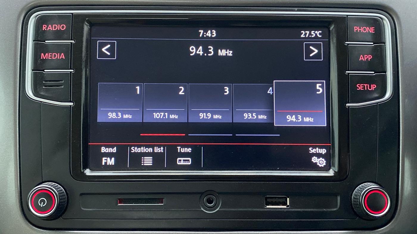 2021 Volkswagen Vento HIGHLINE PLUS 1.0L TSI AT, Petrol, Automatic, 6,075 km, Infotainment System