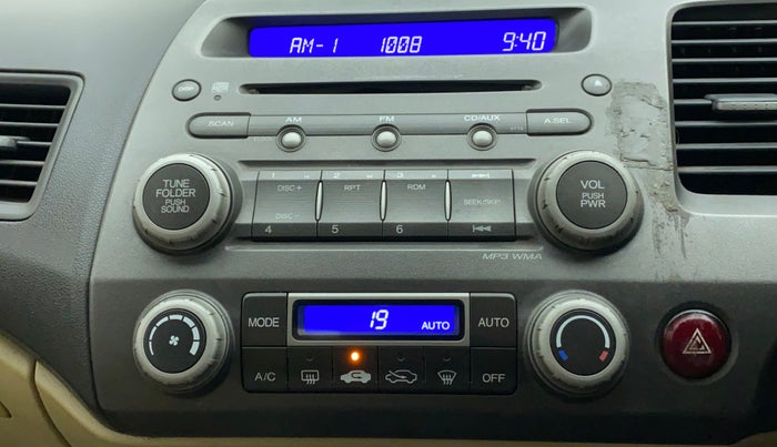2010 Honda Civic 1.8L I-VTEC V AT, Petrol, Automatic, 1,14,075 km, Air Conditioner