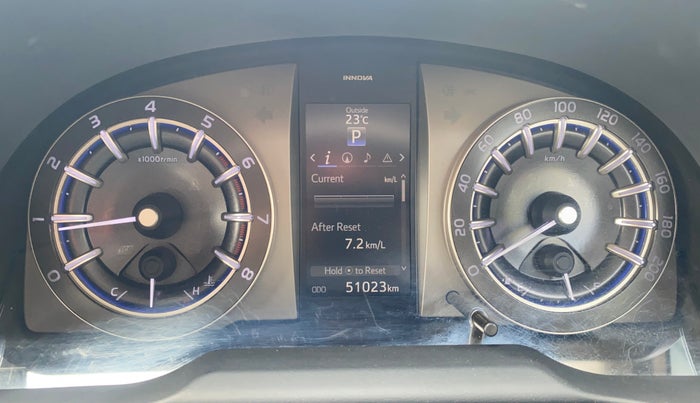 2016 Toyota Innova Crysta 2.7 ZX AT 7 STR, Petrol, Automatic, 51,020 km, Odometer Image