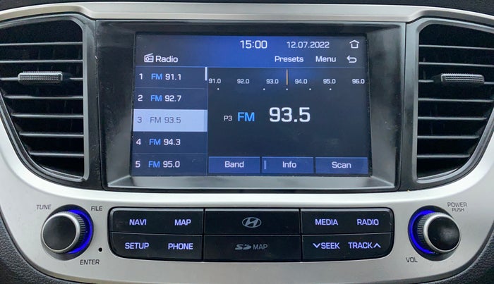 2018 Hyundai Verna 1.6 CRDI SX + AT, Diesel, Automatic, 58,237 km, Infotainment System