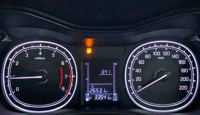 2022 Maruti Vitara Brezza VXI, Petrol, Manual, 33,540 km, Odometer Image