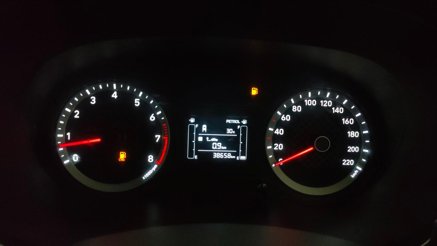 2021 Hyundai GRAND I10 NIOS SPORTZ 1.2 KAPPA VTVT CNG, CNG, Manual, 38,657 km, Odometer Image