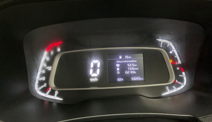 2022 KIA SONET HTK PLUS 1.2, Petrol, Manual, 53,210 km, Odometer Image