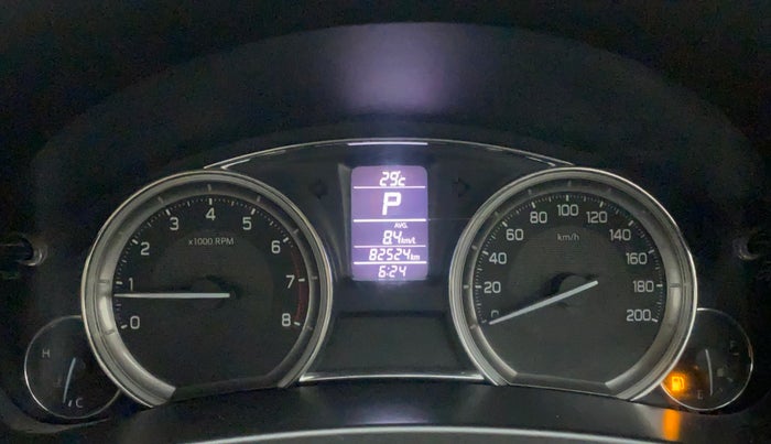2014 Maruti Ciaz ZXI AT, CNG, Automatic, 83,357 km, Odometer Image
