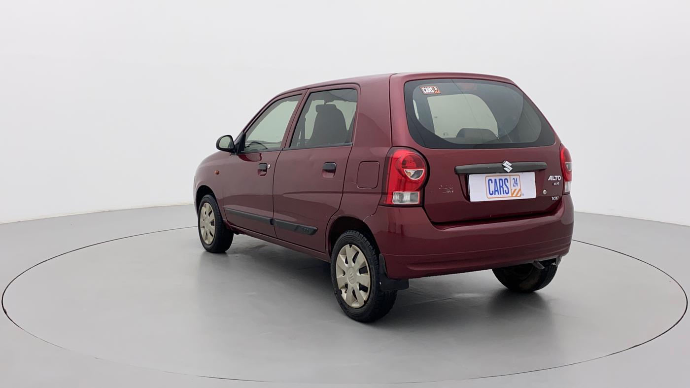 2011 Maruti Alto K10 VXI, Petrol, Manual, 55,450 km, Left Back Diagonal