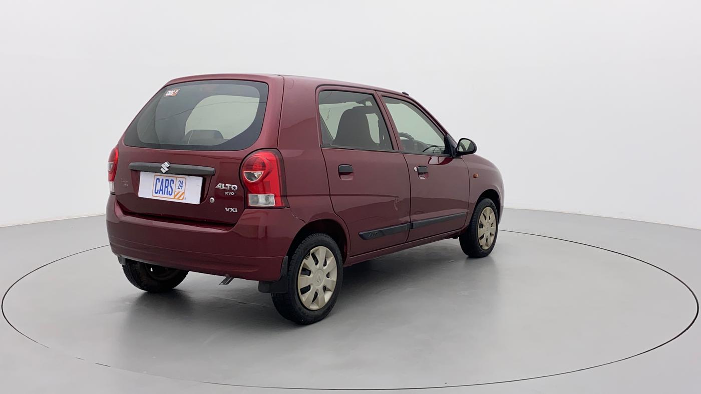2011 Maruti Alto K10 VXI, Petrol, Manual, 55,450 km, Right Back Diagonal