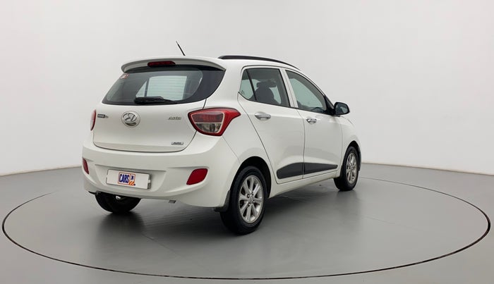 2015 Hyundai Grand i10 ASTA AT 1.2 KAPPA VTVT, Petrol, Automatic, 77,395 km, Right Back Diagonal