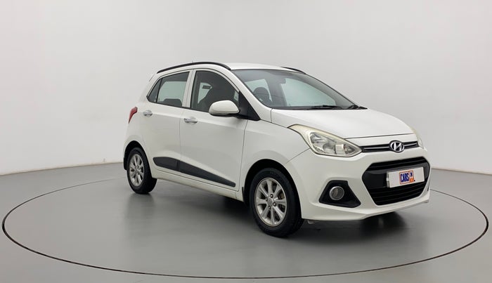 2015 Hyundai Grand i10 ASTA AT 1.2 KAPPA VTVT, Petrol, Automatic, 77,395 km, Right Front Diagonal