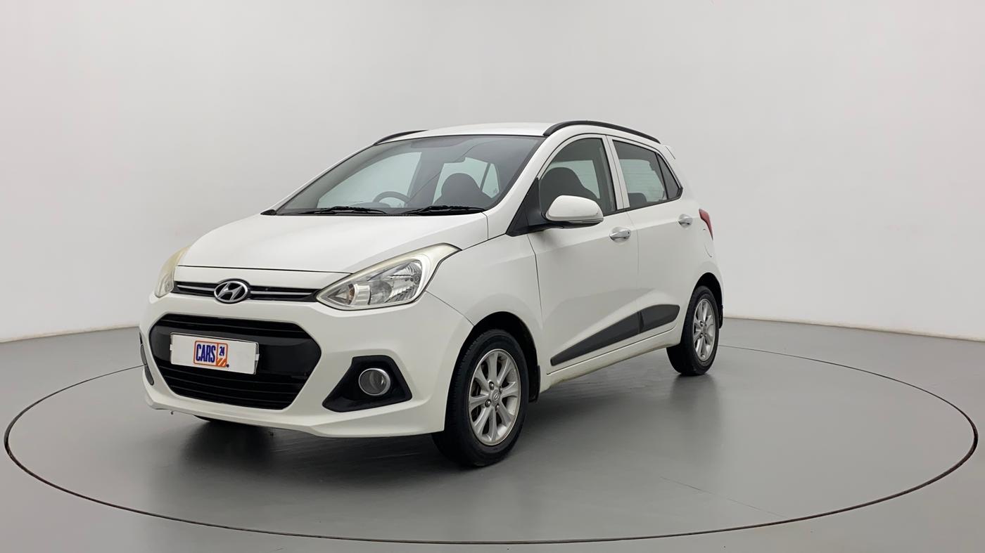 2015 Hyundai Grand i10 ASTA AT 1.2 KAPPA VTVT, Petrol, Automatic, 77,395 km, Left Front Diagonal