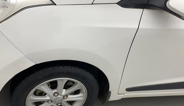 2015 Hyundai Grand i10 ASTA AT 1.2 KAPPA VTVT, Petrol, Automatic, 77,395 km, Left fender - Paint has minor damage