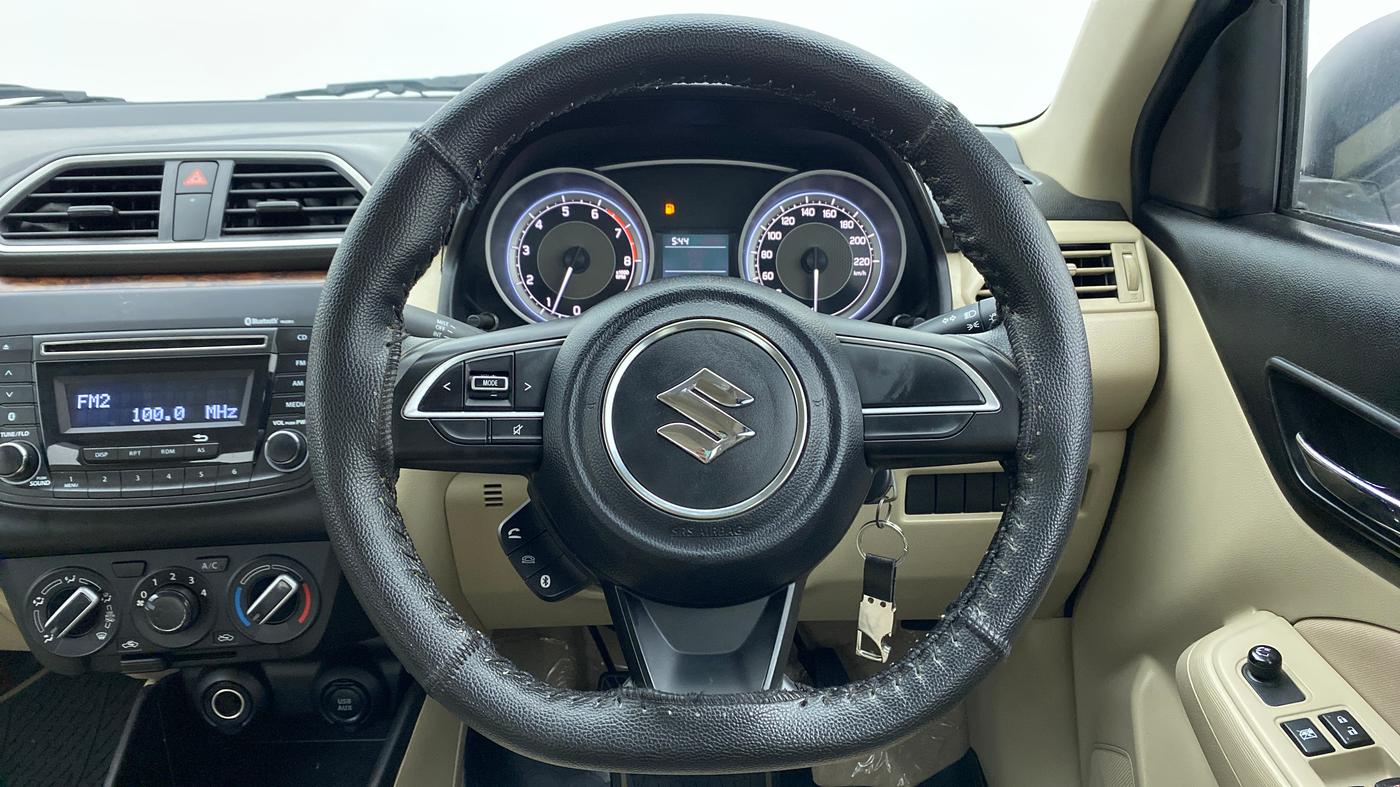 2019 Maruti Dzire VXI, Petrol, Manual, 8,206 km, Steering Wheel Close Up