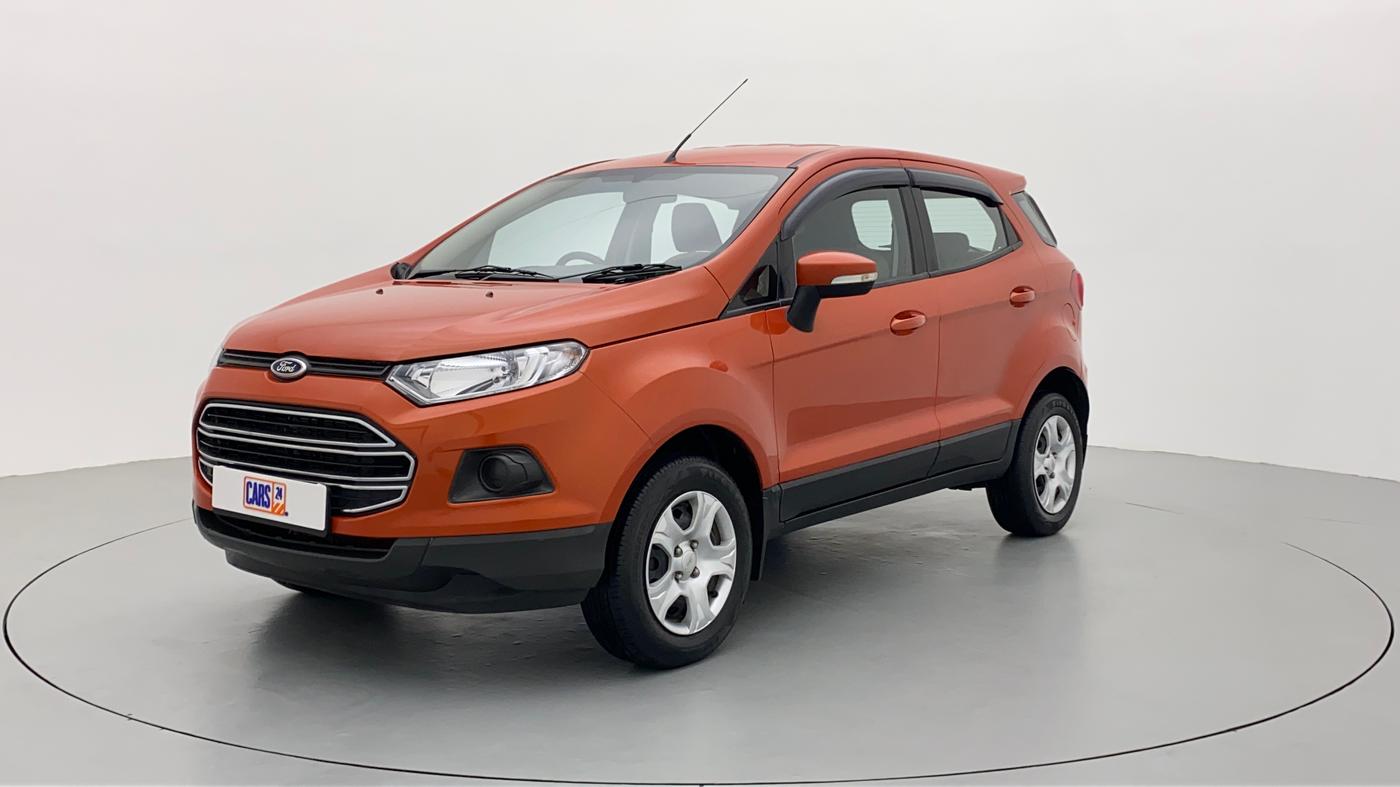 2014 Ford Ecosport 1.5 TREND TDCI, Diesel, Manual, 1,23,160 km, Left Front Diagonal (45- Degree) View