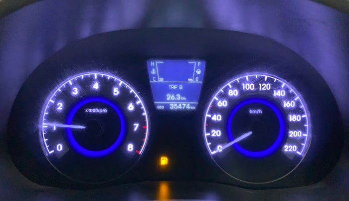 2013 Hyundai Verna FLUIDIC 1.6 VTVT SX OPT, Petrol, Manual, 35,474 km, Odometer Image