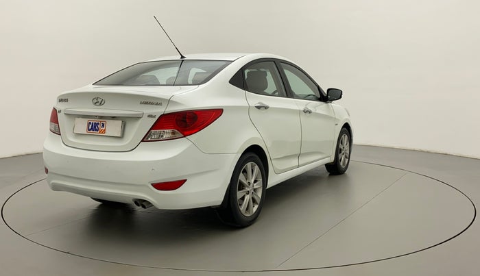 2013 Hyundai Verna FLUIDIC 1.6 VTVT SX OPT, Petrol, Manual, 35,474 km, Right Back Diagonal