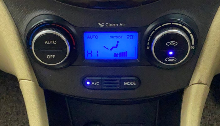 2013 Hyundai Verna FLUIDIC 1.6 VTVT SX OPT, Petrol, Manual, 35,474 km, Automatic Climate Control