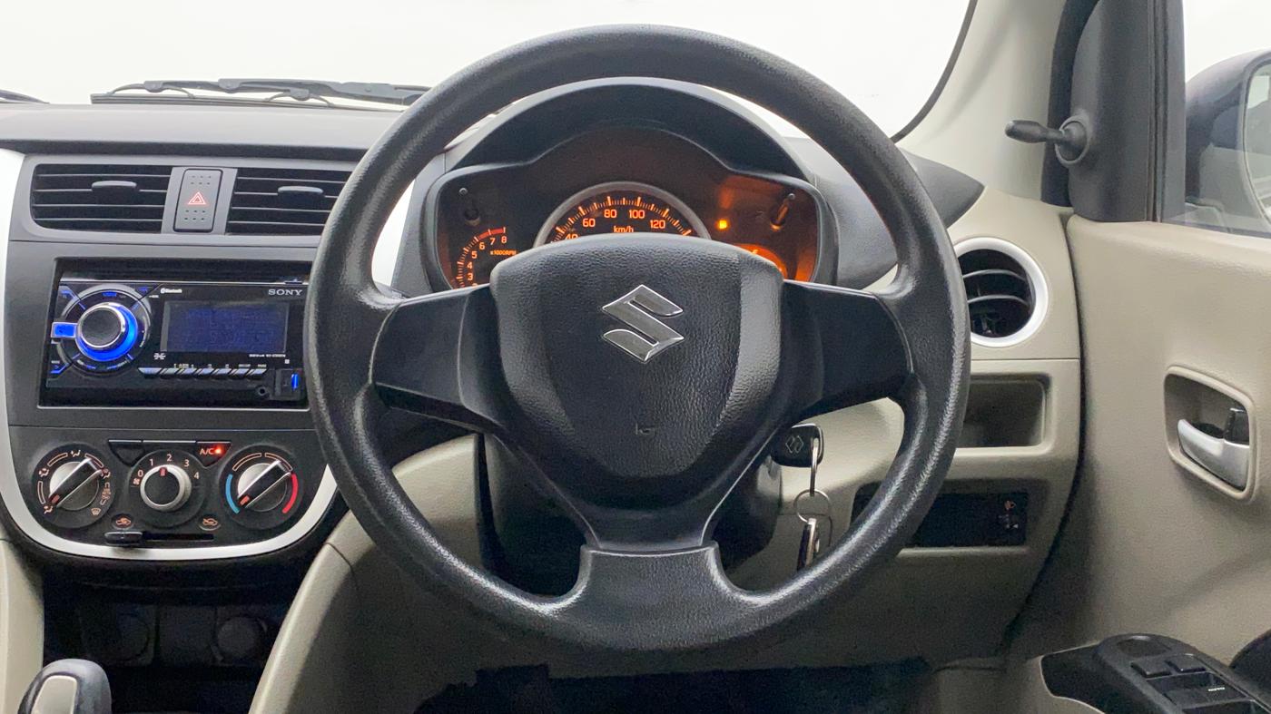 2015 Maruti Celerio VXI AMT, Petrol, Automatic, 72,402 km, Steering Wheel Close Up