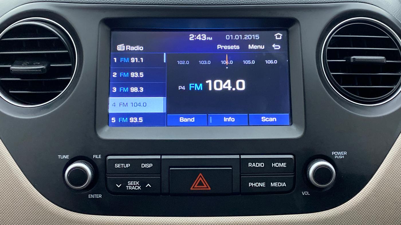 2019 Hyundai Grand i10 SPORTZ 1.2 KAPPA VTVT, Petrol, Manual, 25,012 km, Infotainment System