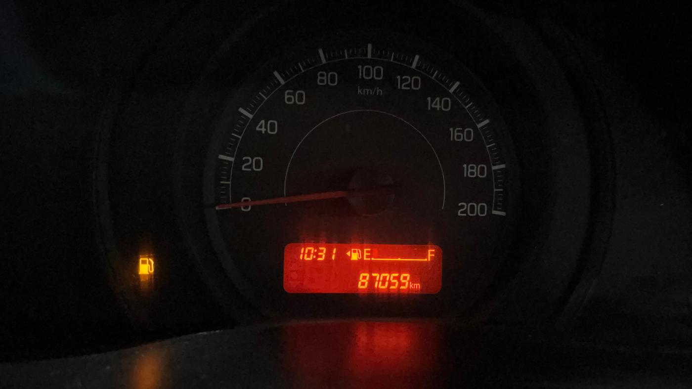 2018 Maruti Dzire LXI, Petrol, Manual, 86,697 km, Odometer Image