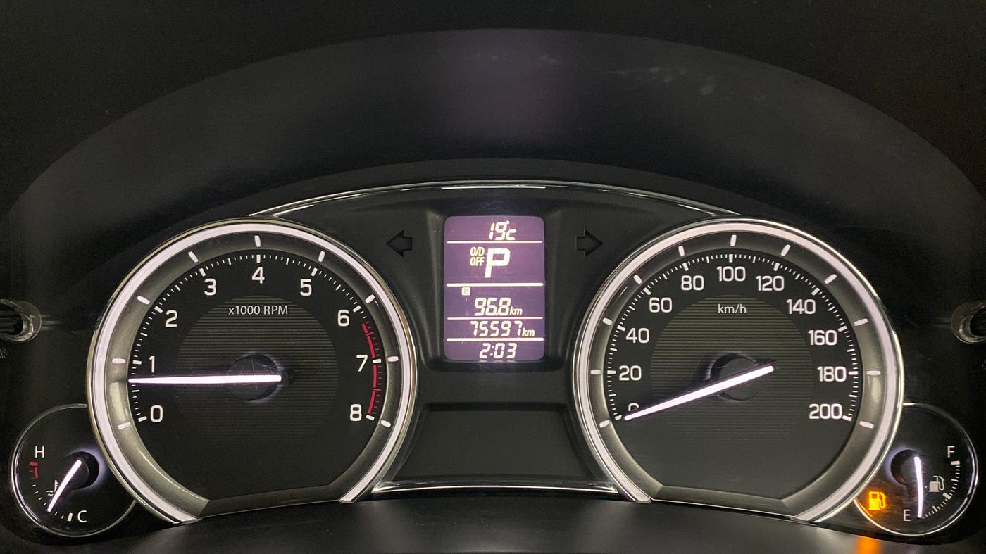 2015 Maruti Ciaz ZXI AT, Petrol, Automatic, 75,642 km, Odometer Image