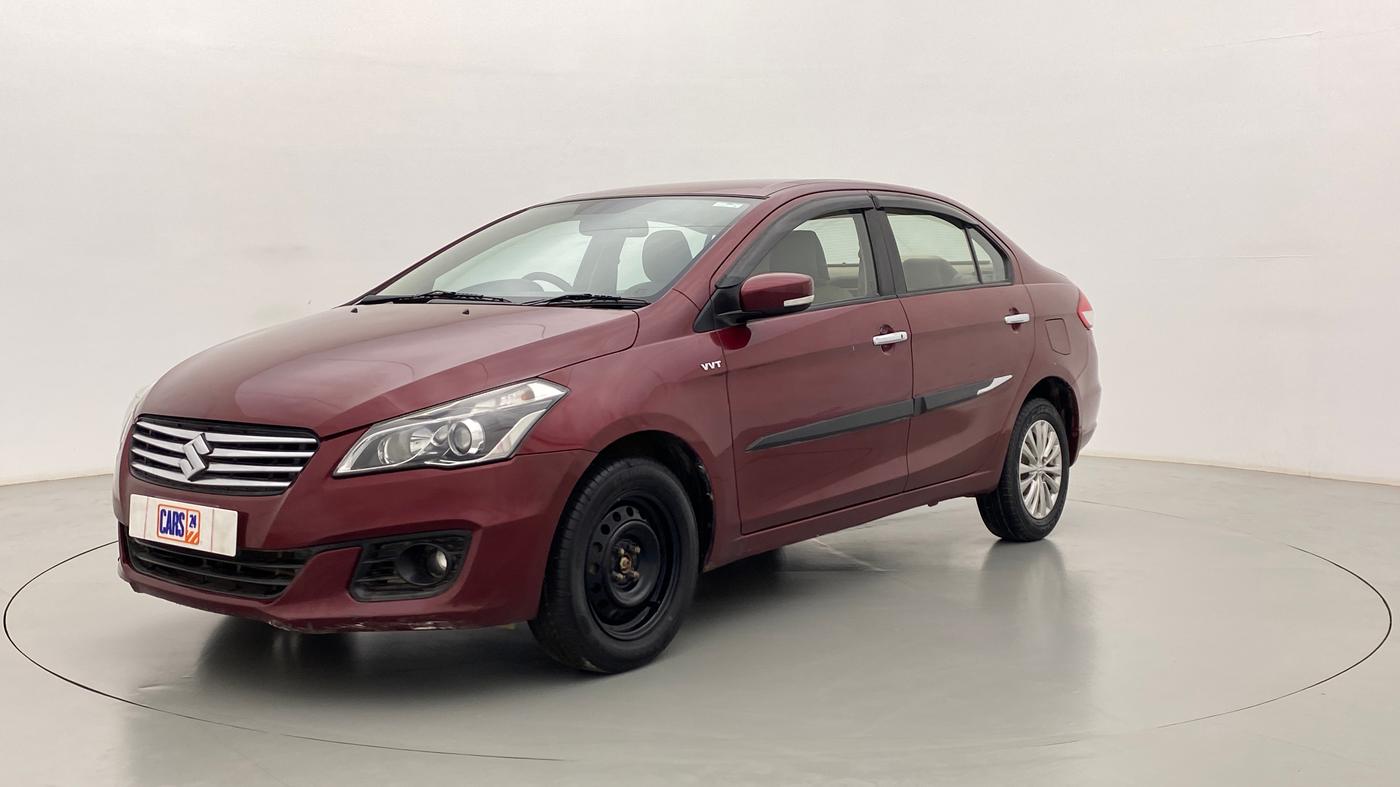 2015 Maruti Ciaz ZXI AT, Petrol, Automatic, 75,642 km, Left Front Diagonal