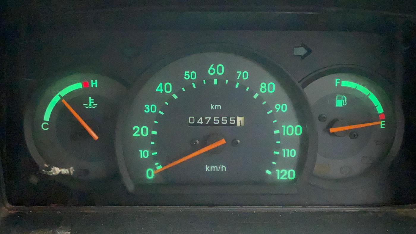 2017 Maruti OMNI E 8 STR, Petrol, Manual, 47,555 km, Odometer Image