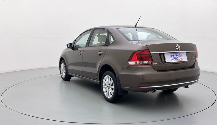 2016 Volkswagen Vento HIGHLINE TDI AT, Diesel, Automatic, 69,171 km, Left Back Diagonal