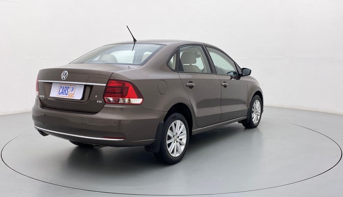 2016 Volkswagen Vento HIGHLINE TDI AT, Diesel, Automatic, 69,171 km, Right Back Diagonal