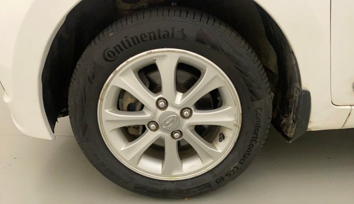 2014 Hyundai Grand i10 ASTA AT 1.2 KAPPA VTVT, Petrol, Automatic, 68,805 km, Left Front Wheel