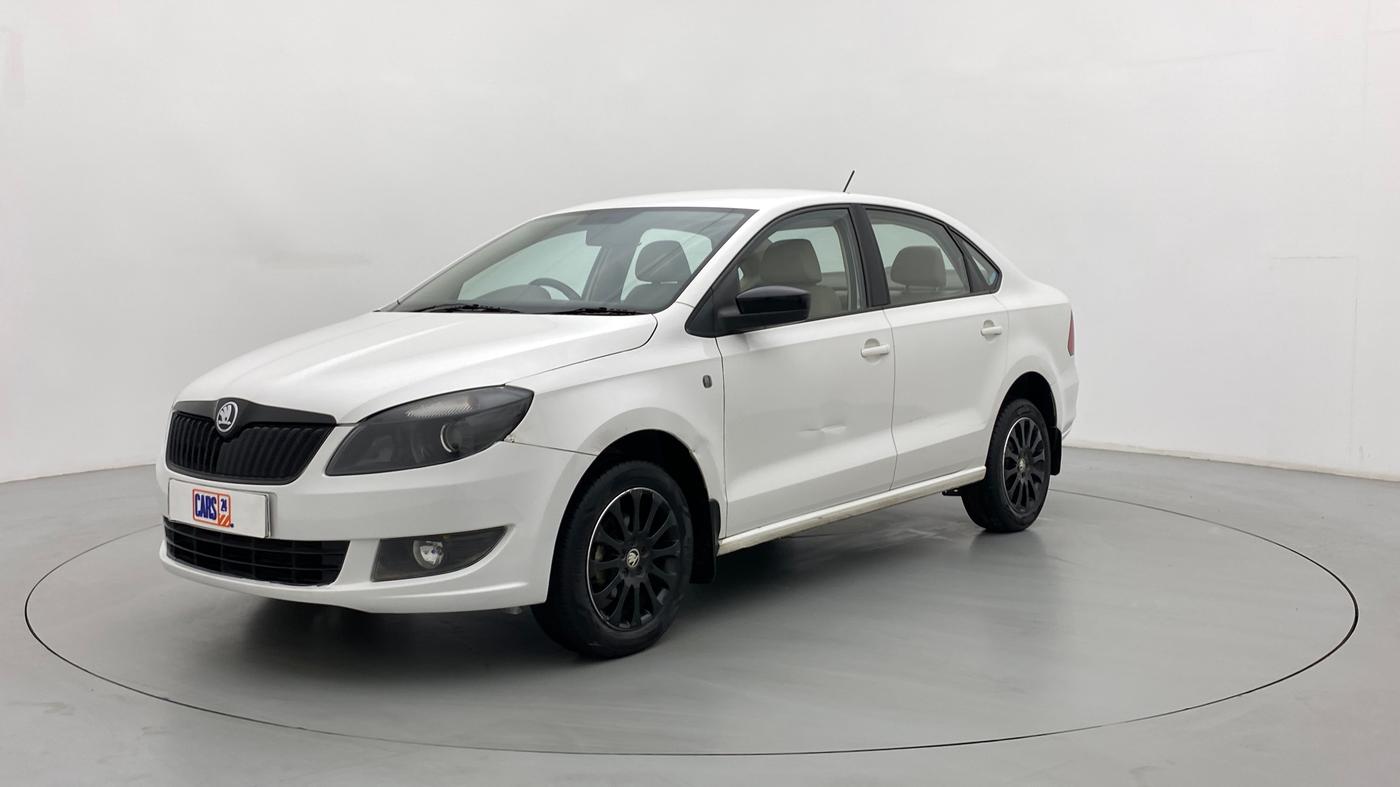 2015 Skoda Rapid ELEGANCE 1.6 MPFI MT, Petrol, Manual, 39,554 km, Left Front Diagonal