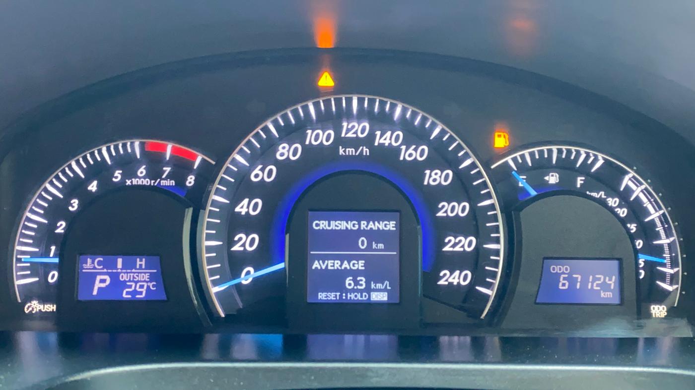 2012 Toyota Camry 2.5L AT, Petrol, Automatic, 67,081 km, Odometer Image