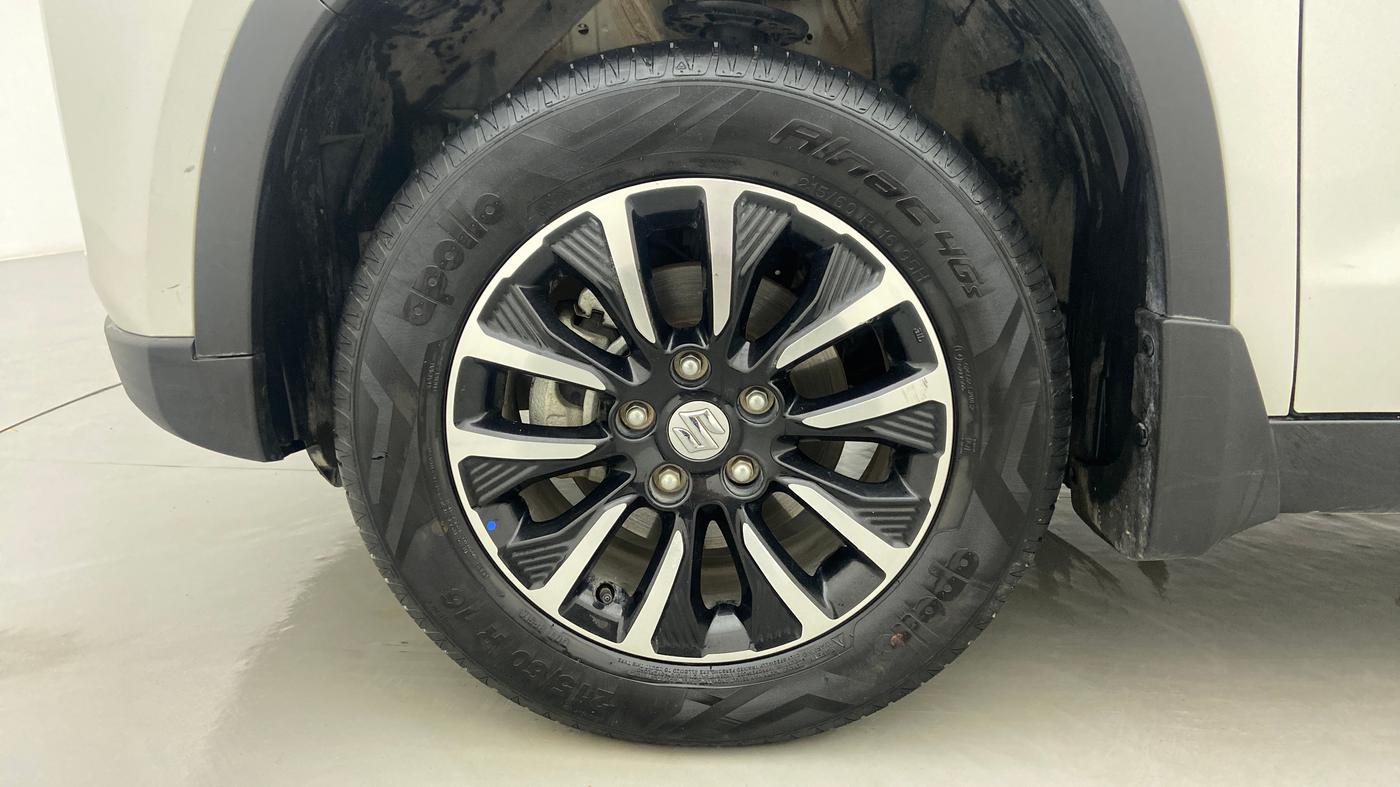 2021 Maruti Vitara Brezza ZXI +, Petrol, Manual, 9,173 km, Left Front Wheel