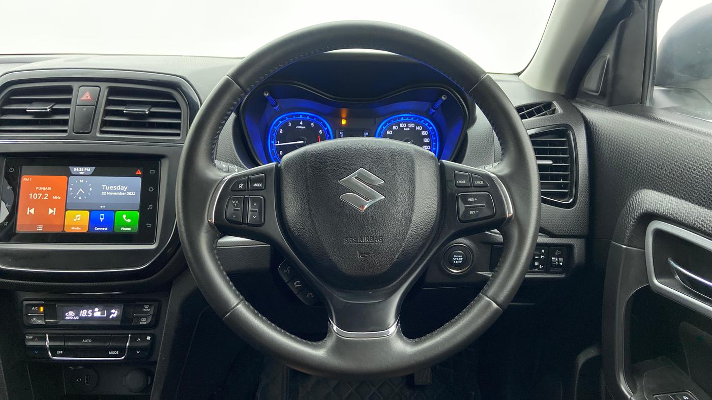 2021 Maruti Vitara Brezza ZXI +, Petrol, Manual, 9,173 km, Steering Wheel Close Up