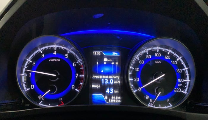 2020 Maruti Baleno ALPHA PETROL 1.2, Petrol, Manual, 52,896 km, Odometer Image