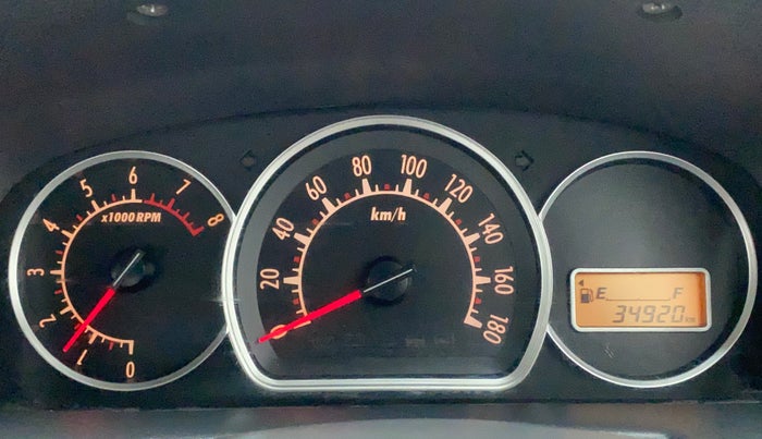 2012 Maruti Alto K10 VXI, Petrol, Manual, 34,920 km, Odometer Image