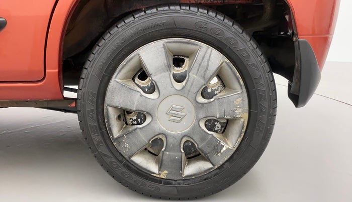 2012 Maruti Alto K10 VXI, Petrol, Manual, 34,920 km, Left Rear Wheel
