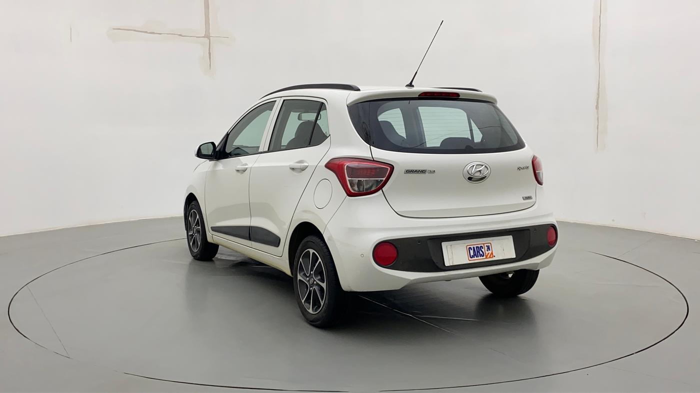 2017 Hyundai Grand i10 SPORTZ (O) AT 1.2 KAPPA VTVT, Petrol, Automatic, 23,644 km, Left Back Diagonal