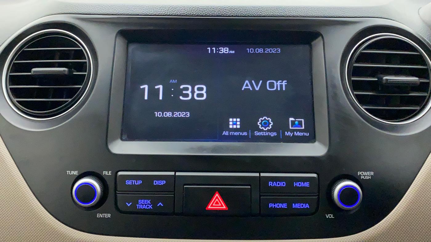 2017 Hyundai Grand i10 SPORTZ (O) AT 1.2 KAPPA VTVT, Petrol, Automatic, 23,644 km, Infotainment System