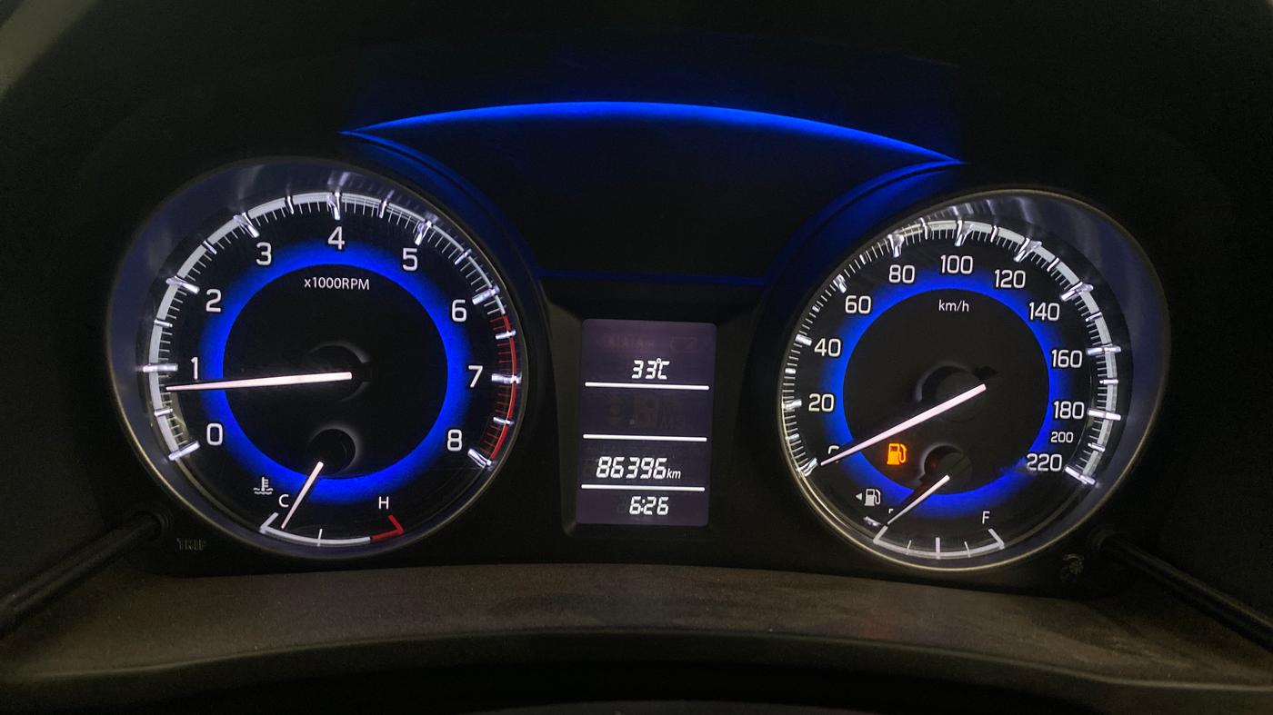 2017 Maruti Baleno DELTA PETROL 1.2, Petrol, Manual, 86,396 km, Odometer Image