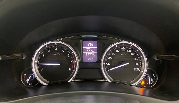 2017 Maruti Ciaz VXI, Petrol, Manual, 97,745 km, Odometer Image