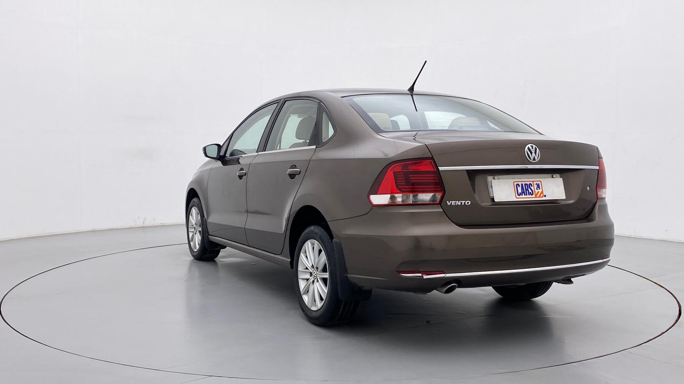 2015 Volkswagen Vento HIGHLINE PETROL, Petrol, Manual, 65,459 km, Left Back Diagonal