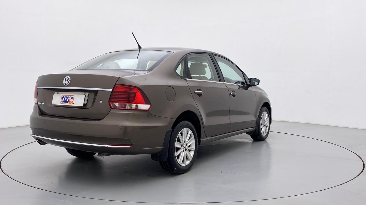 2015 Volkswagen Vento HIGHLINE PETROL, Petrol, Manual, 65,459 km, Right Back Diagonal