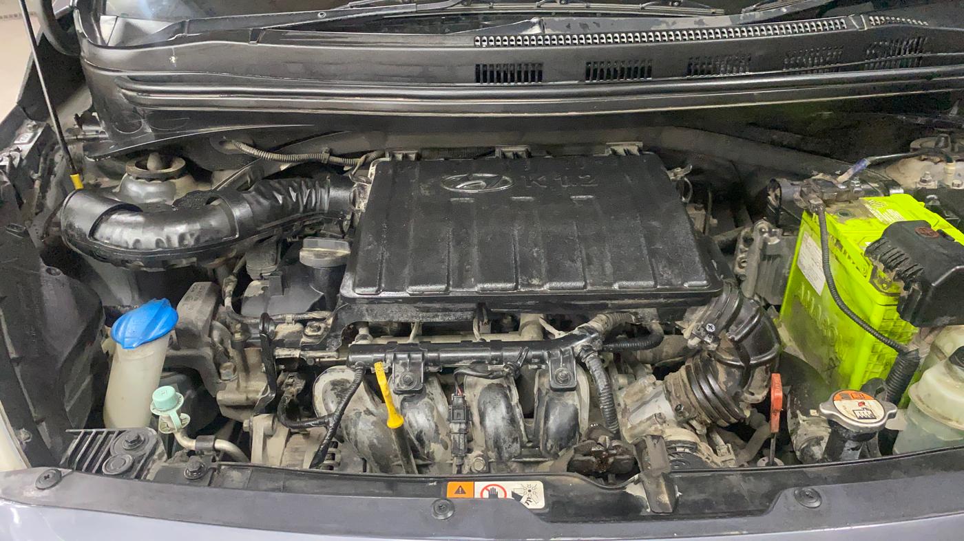 2018 Hyundai Grand i10 SPORTZ AT 1.2 KAPPA VTVT, Petrol, Automatic, 34,335 km, Engine View - Right