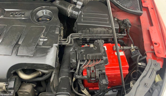 2013 Skoda Rapid ELEGANCE 1.6 TDI CR MT, Diesel, Manual, 1,02,515 km, Engine View - Left