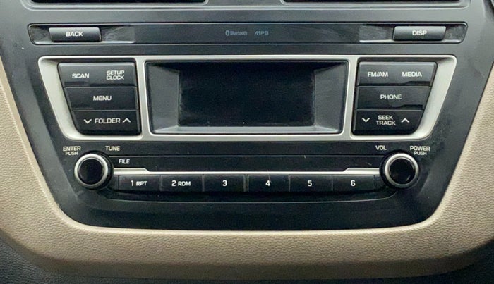 2015 Hyundai Elite i20 MAGNA 1.2, Petrol, Manual, 30,696 km, Infotainment system - Music system not functional
