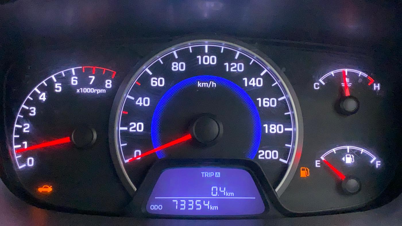 2015 Hyundai Grand i10 ASTA 1.2 KAPPA VTVT, Petrol, Manual, 73,354 km, Odometer Image