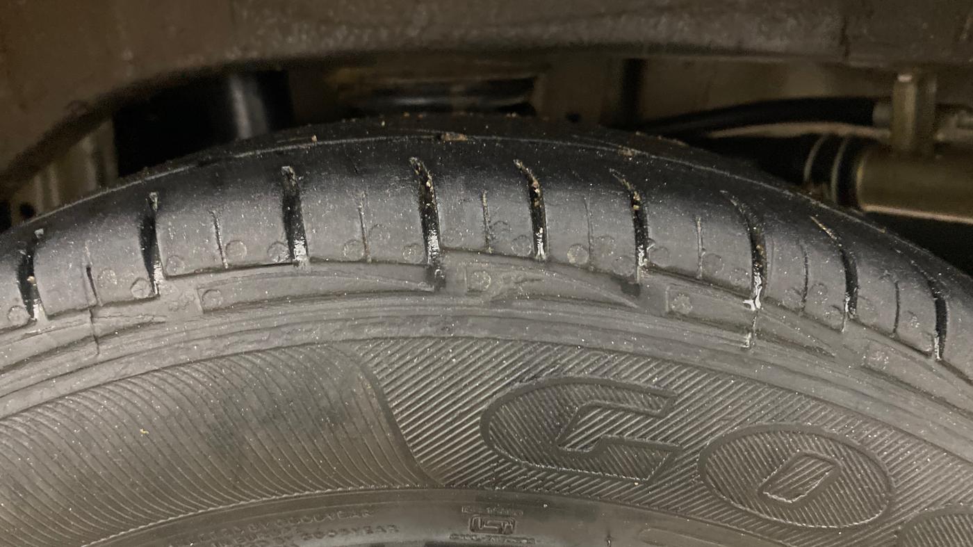 2017 Maruti Alto 800 VXI O, Petrol, Manual, 54,622 km, Left Rear Tyre Tread