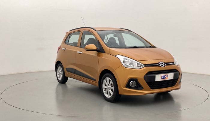 2015 Hyundai Grand i10 ASTA 1.2 AT VTVT, Petrol, Automatic, 50,166 km, Right Front Diagonal