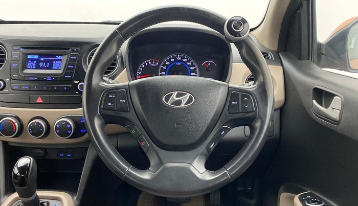 2015 Hyundai Grand i10 ASTA 1.2 AT VTVT, Petrol, Automatic, 50,166 km, Steering Wheel Close Up