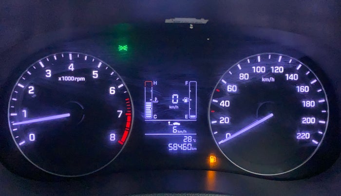 2017 Hyundai Creta SX PLUS 1.6 PETROL, Petrol, Manual, 58,548 km, Odometer Image